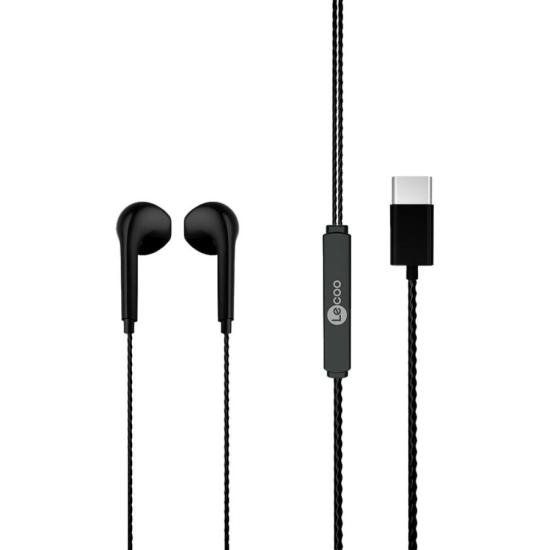Fone de Ouvido Lecoo EH104 USB-C Preto