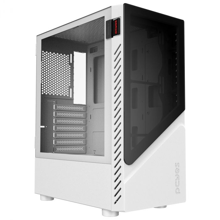 Gabinete PCYES Gamer Set White Ghost, Lateral em Vidro,  GSWGPBR