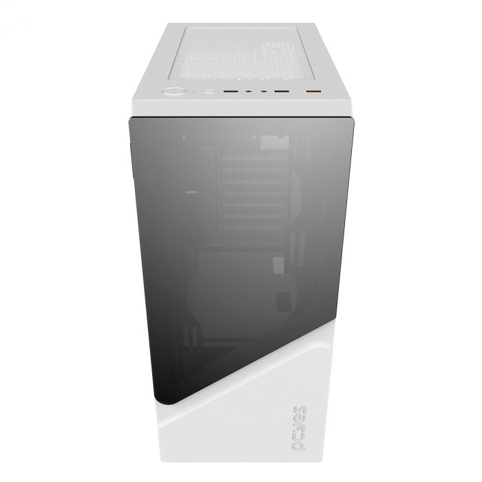 Gabinete PCYES Gamer Set White Ghost, Lateral em Vidro,  GSWGPBR