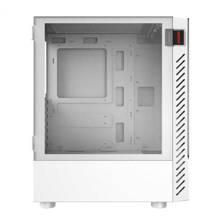 Gabinete PCYES Gamer Set White Ghost, Lateral em Vidro,  GSWGPBR