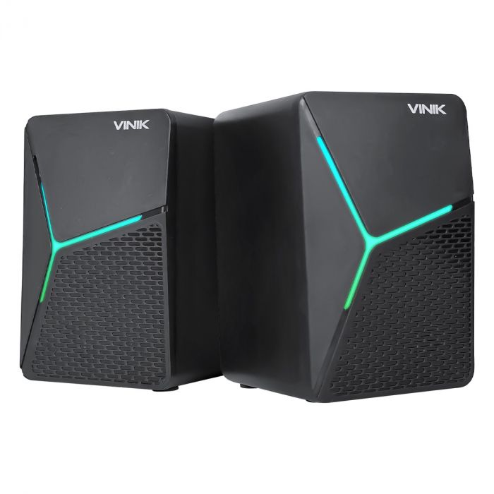 Caixa de Som Gamer Vinik Star 6W 2.0 LED Rainbow - VSPKG6WST