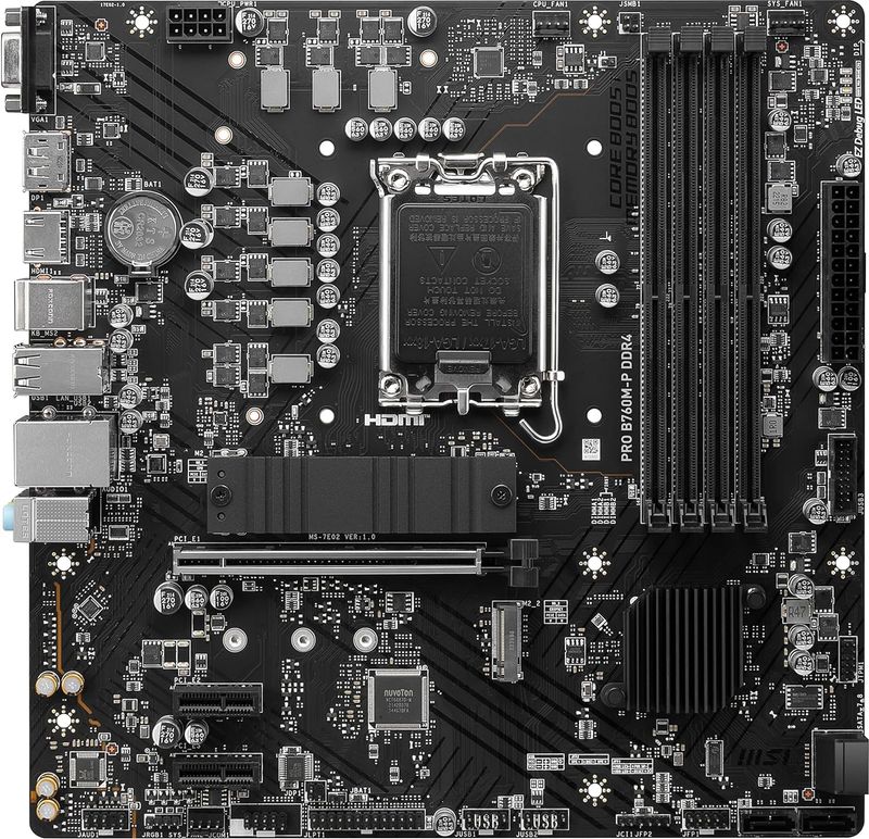 Placa Mãe MSI PRO B760M-P DDR4 LGA 1700