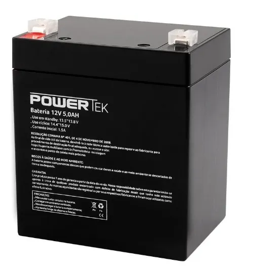 Bateria para Nobreak Multilaser Powertek 12V 5A, EN010