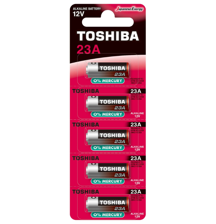 Pilha Alcalina Toshiba 12V 23A