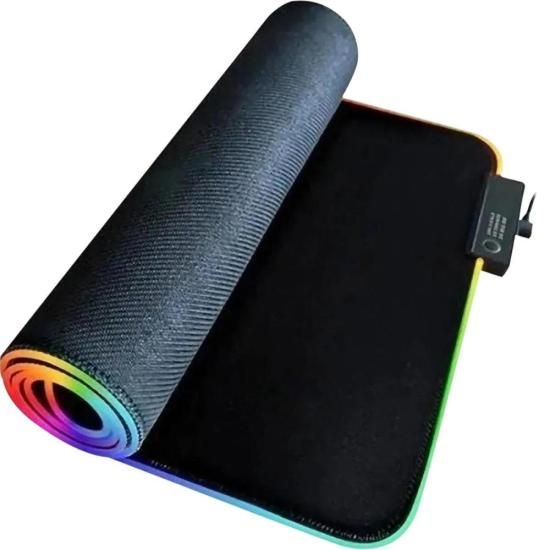 Mouse Pad Gamer Extra Grande Com Led Colorido MP-LED3080 80x30CM Exbom