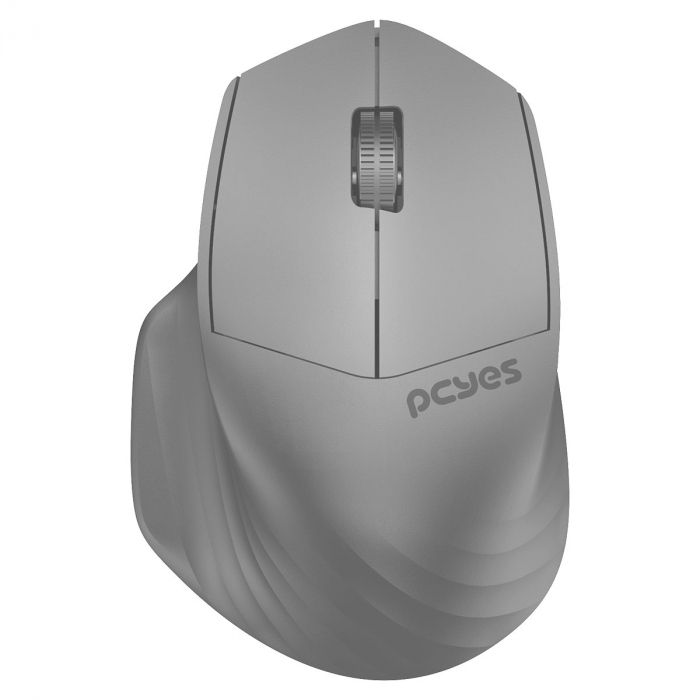 Mouse PCYES Sem Fio Dash Black 1500DPI PMDWMDSCG Cinza
