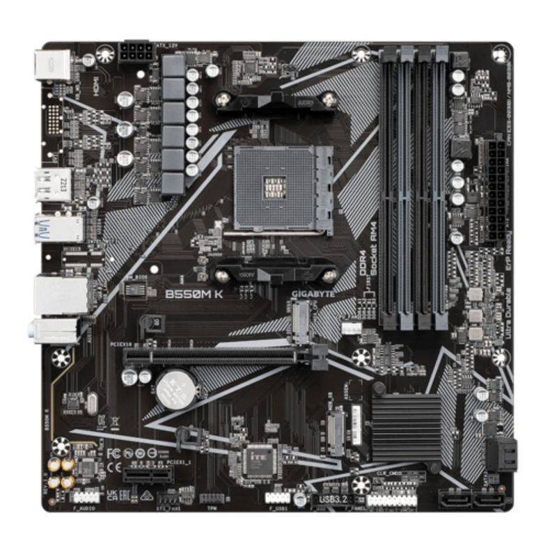 Placa Mãe Gigabyte B550M K Prime DDR4 AM4