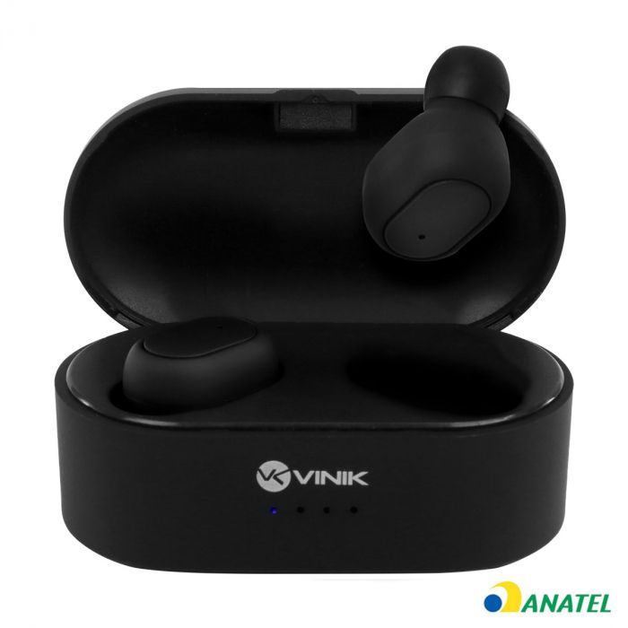 Fone de Ouvido Vinik Bluetooth Dots W1 TWS Preto