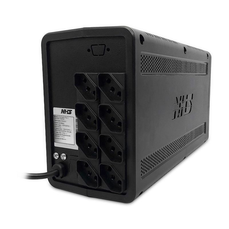 Nobreak NHS Compact Plus 4 1500VA Entrada Bivolt, Saída 120V