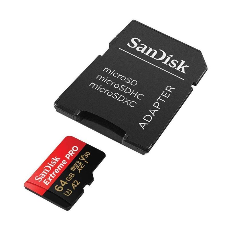 Cartão Memória Sandisk Extreme Pro Micro SD SDXC 64GB