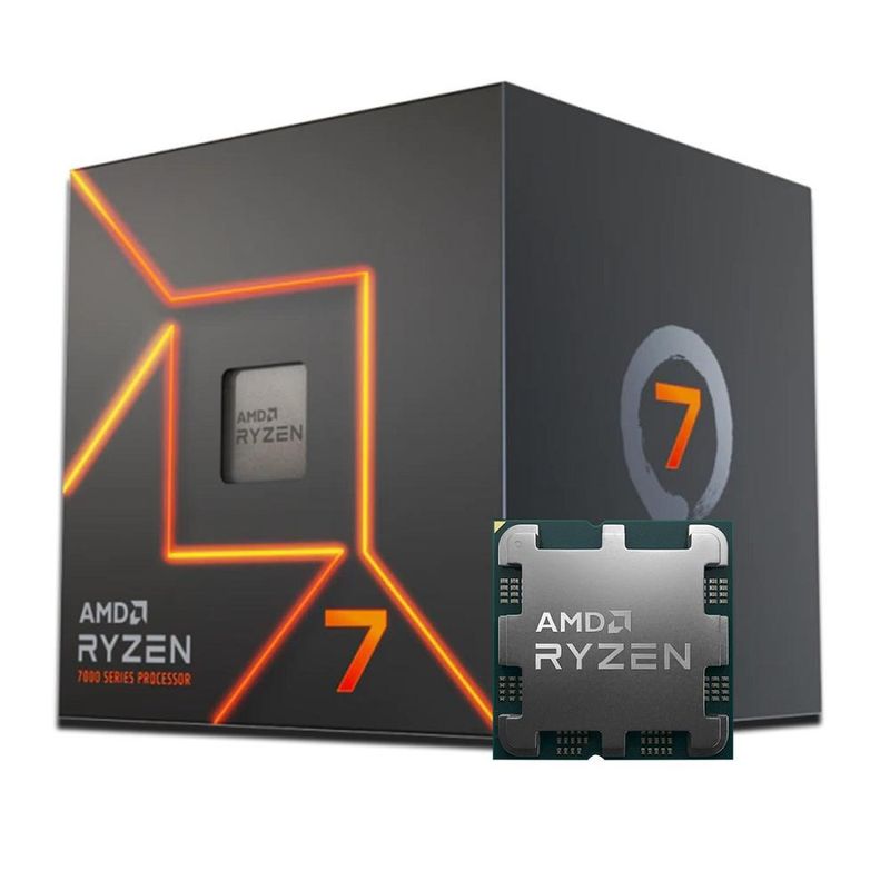 Processador AMD Ryzen 7 7700 3.8GHz AM5 - 100-100000592BOX