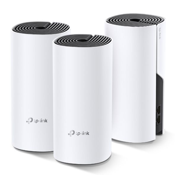 Kit Roteador Wireless TP-Link Deco M4 Gigabit, Mesh AC1200 Dual Band (3-PACK)