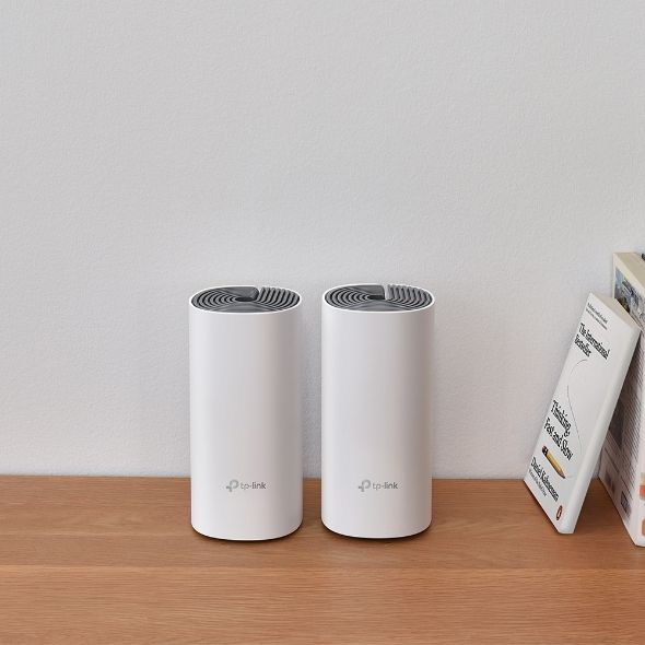 Kit Roteador Wireless TP-Link Deco E4, Mesh AC1200 Dual Band (2-PACK)