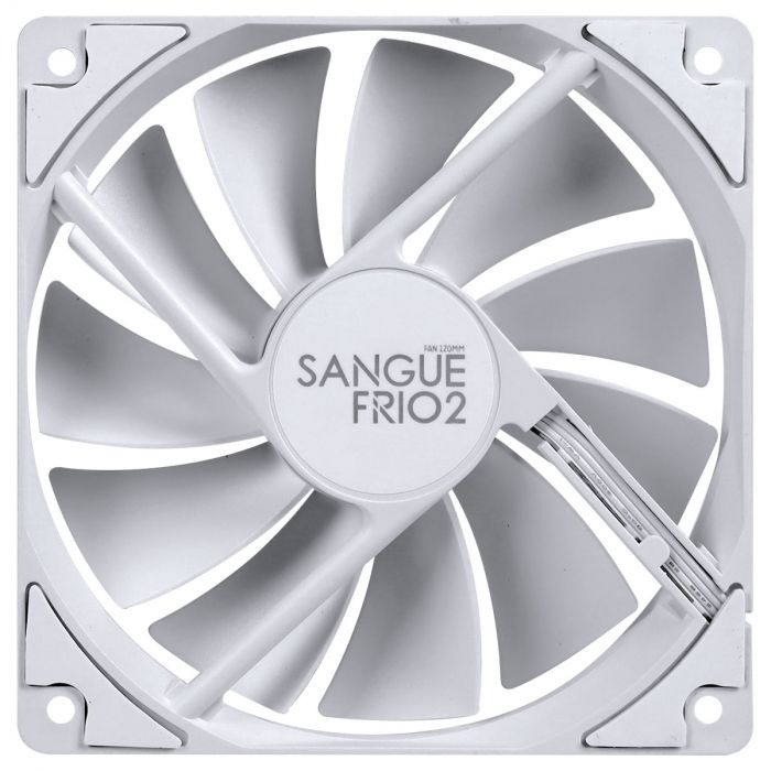 Water Cooler PCYES Sangue Frio 2 White 120mm Mangueira de Nylon PSF2120H33WHSL