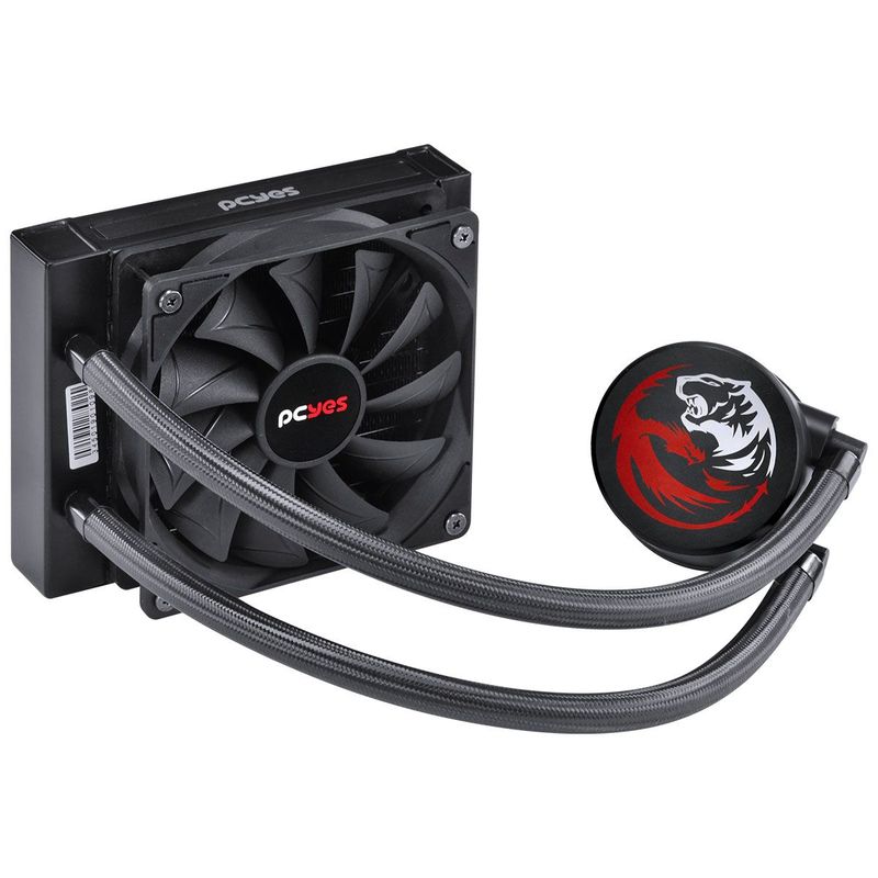 Water Cooler PCYES Sangue Frio 2 120mm Mangueira de Nylon PSF2120H33PTSL