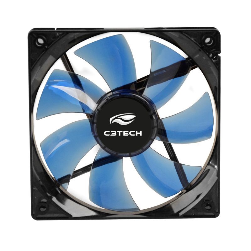Cooler para Gabinete C3Tech Storm F7-L100BL Led Azul 120mm