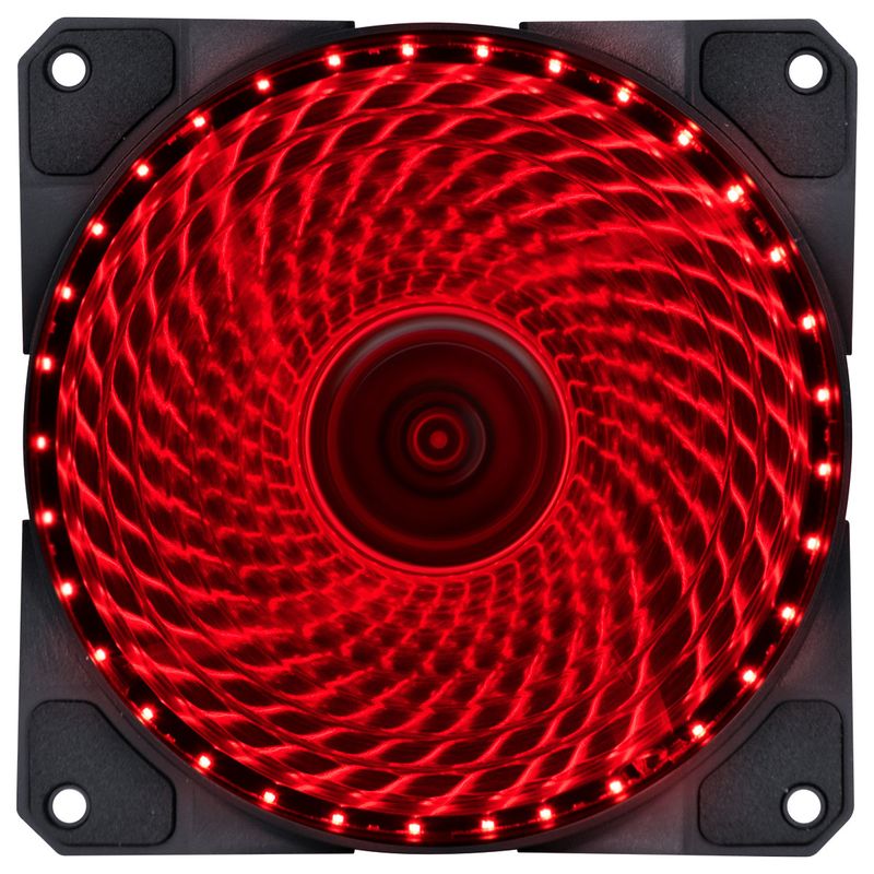 Cooler para Gabinete VINIK VX Gaming V.LUMI 33 Pontos de LED Vermelho 120mm VLUMI33R