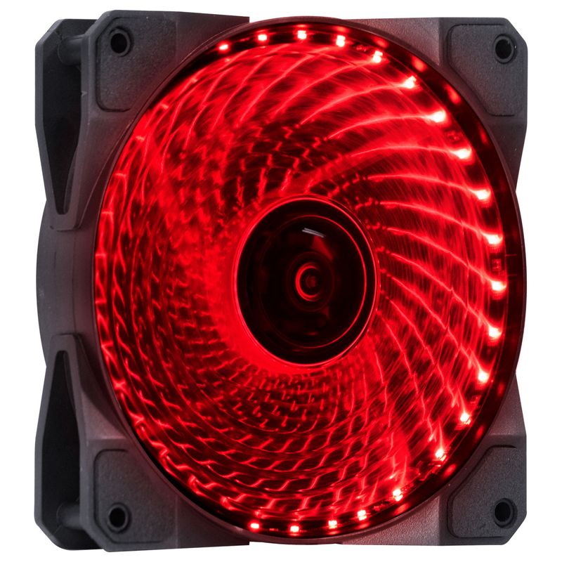 Cooler para Gabinete VINIK VX Gaming V.LUMI 33 Pontos de LED Vermelho 120mm VLUMI33R