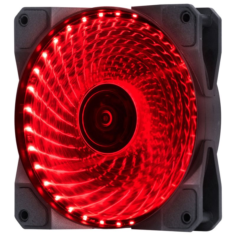 Cooler para Gabinete VINIK VX Gaming V.LUMI 33 Pontos de LED Vermelho 120mm VLUMI33R