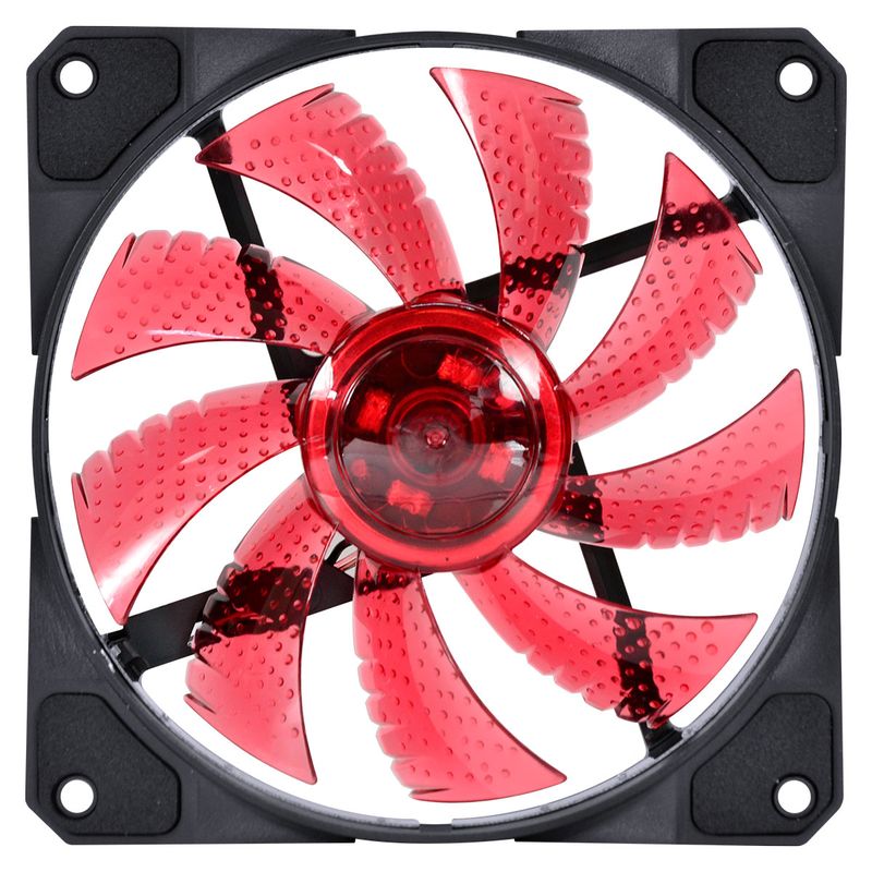 Cooler para Gabinete VINIK VX Gaming V.LUMI 33 Pontos de LED Vermelho 120mm VLUMI33R