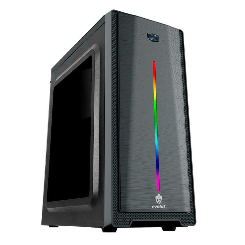 Gabinete Gamer Evolut Gamma RGB EG-805 com Acrílico