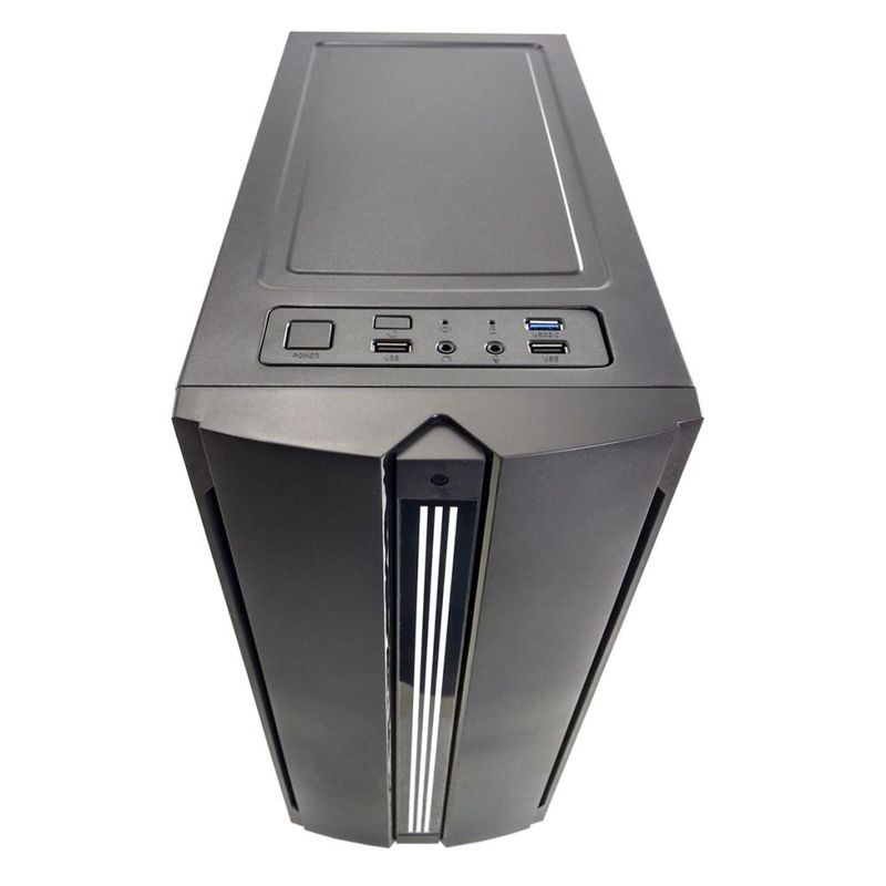 Gabinete Gamer Pixxo GF5522 RGB USB 3.0 Preto