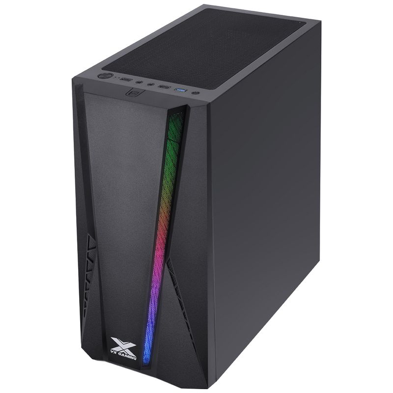 Gabinete Gamer Vinik VX Gaming FEUX RGB com Acrílico