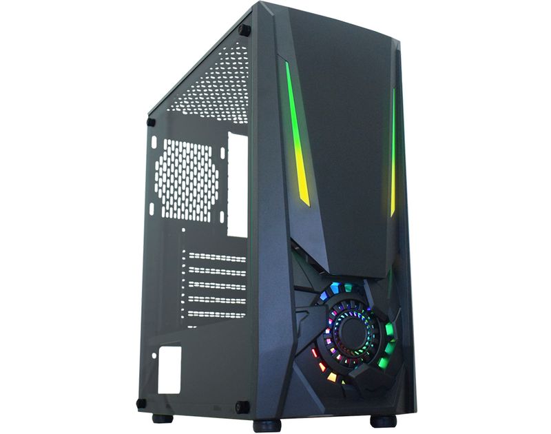Gabinete K-MEX Gamer Jaeger II LED RGB CG-02TJ