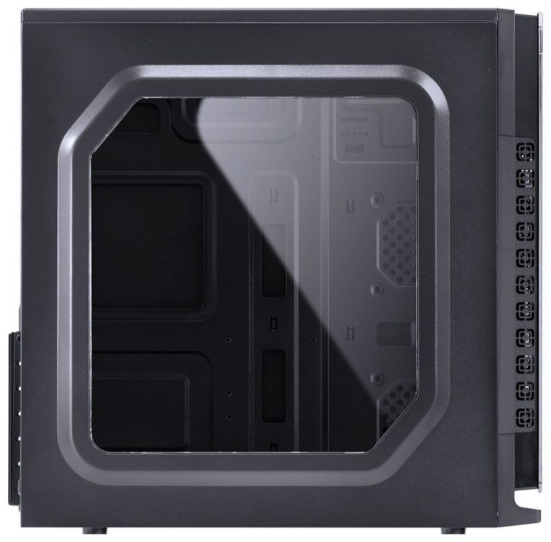 Gabinete Vinik VX Gaming Crater c/ Led Vermelho