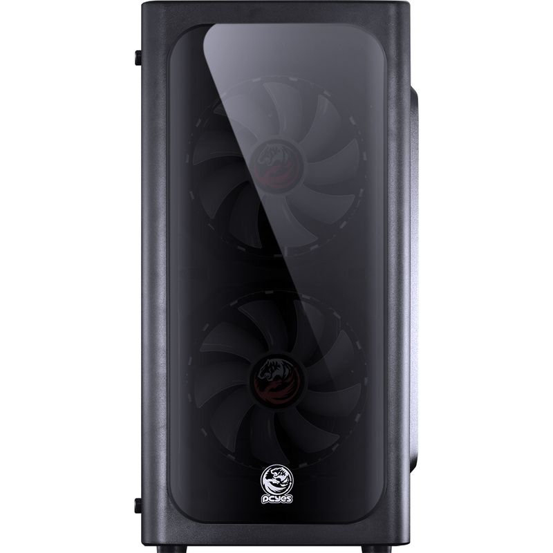 Gabinete PCYES VENUS C/ 2 FANS LED Verde