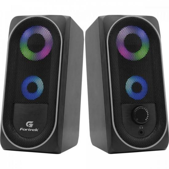 Caixa de Som Fortrek Gamer Black Hawk RGB G