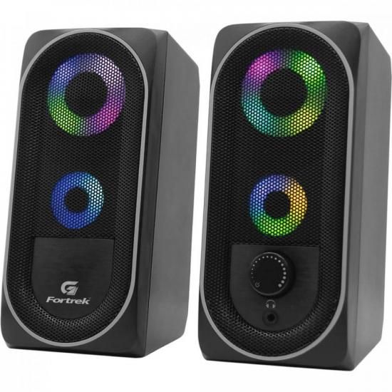Caixa de Som Fortrek Gamer Black Hawk RGB G