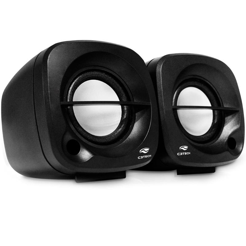 Caixa de Som C3-Tech SP-303BK 3W RMS USB Preto