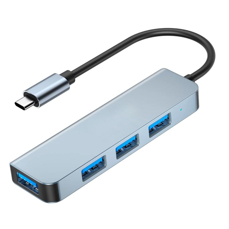 HUB USB Tipo C Para USB 3.0, 4 portas USB 3.0