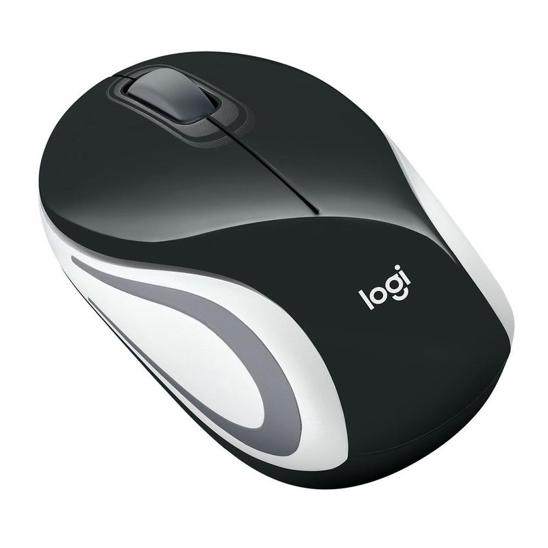 Mouse Logitech Sem Fio M187 Preto