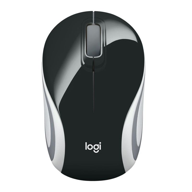 Mouse Logitech Sem Fio M187 Preto