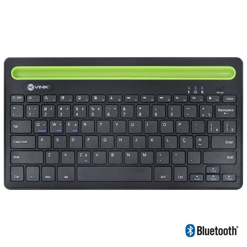 Teclado Vinik Bluethooth 3.0 Dynamic Smart com Suporte para Tablet / Celular DT200