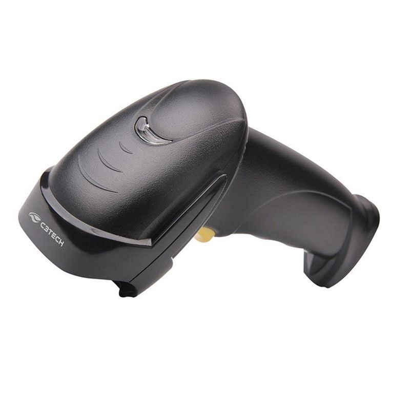 Leitor de Código de Barras Laser C3Tech LB-50BK com Suporte