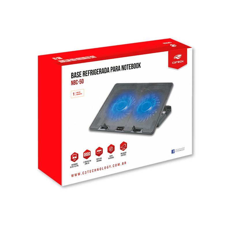 Suporte para Notebook C3Tech NBC-50BK até 15.6