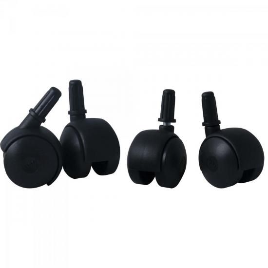 Suporte para CPU com Rodinhas Preto