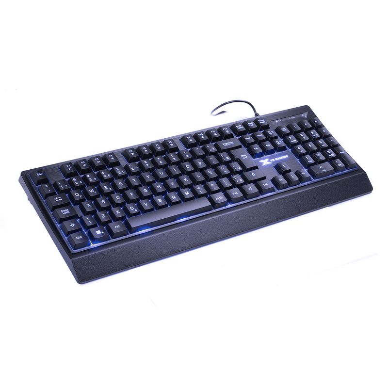 Teclado Gamer Vinik Defender Multimídia LED 7 Cores GT300