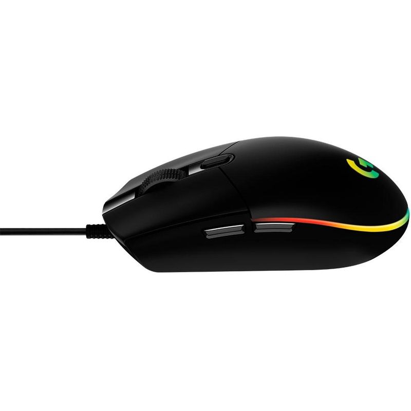 Mouse Logitech Gamer G203 RGB Lightsync 8000DPI Preto