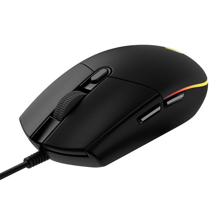 Mouse Logitech Gamer G203 RGB Lightsync 8000DPI Preto
