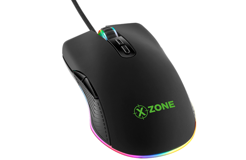Mouse Gamer XZone GMF-02 RGB 7 Botões 16400DPI