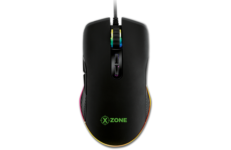 Mouse Gamer XZone GMF-02 RGB 7 Botões 16400DPI
