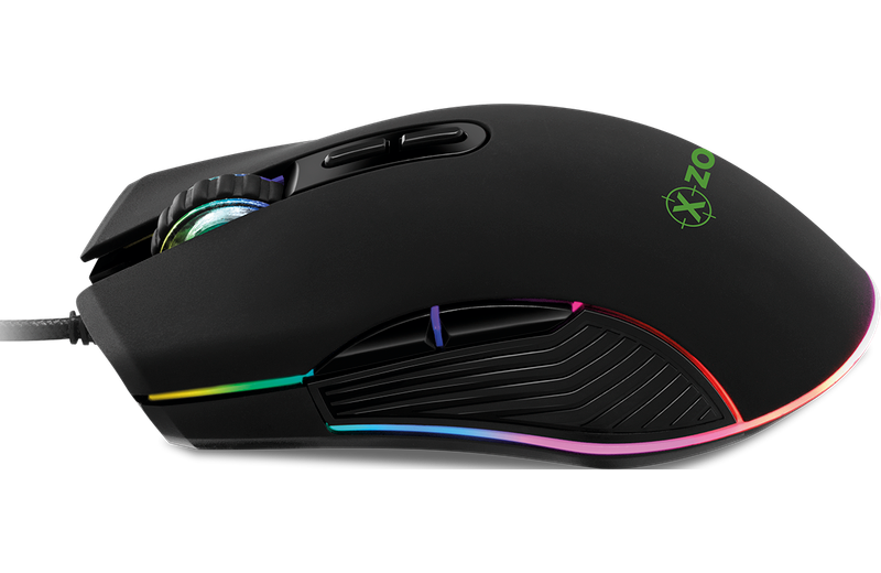 Mouse Gamer XZone GMF-02 RGB 7 Botões 16400DPI