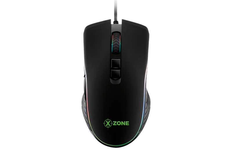 Mouse Gamer XZone GMF-01 RGB 7 Botões 4800DPI