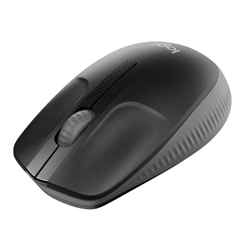 Mouse Logitech Wireless M190 Preto/Cinza USB