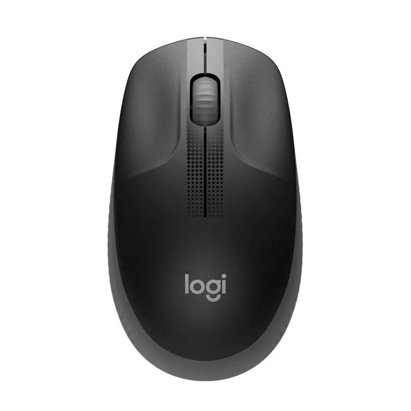 Mouse Logitech Wireless M190 Preto/Cinza USB