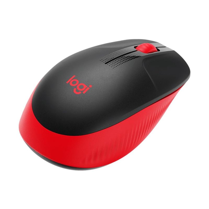 Mouse Logitech Wireless M190 Vermelho USB